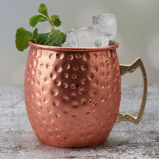 Moscow Mule Cup Copper-plated Hammer Point - Amazhona 