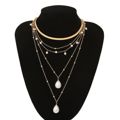 Multi-element pearl necklace - Amazhona 