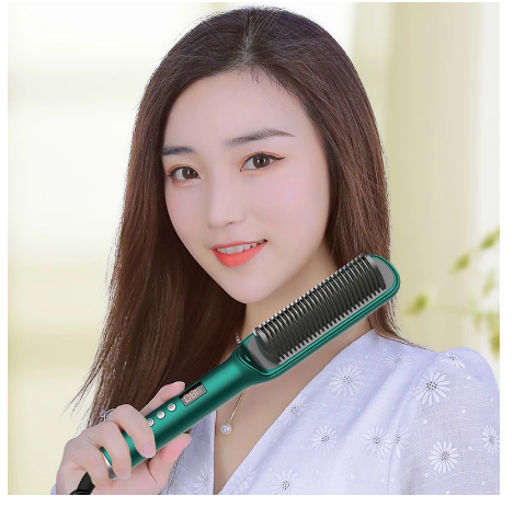 Negative Ion Hair Straightener Lazy Straight Comb Dual-purpose Splint - Amazhona 