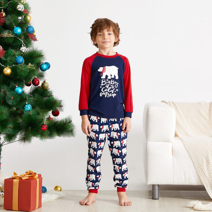 New Christmas Elements Printed Parent-Child Wear Set  Family Wear Home Wear Set - Amazhona 