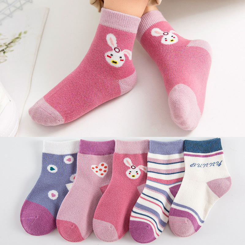 New Cotton Socks, Tube Socks, Children'S Socks, Boys And Girls, Big Children'S Socks - Amazhona 