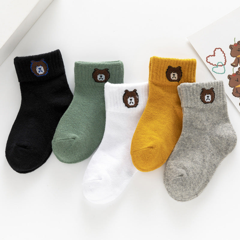 New Cotton Socks, Tube Socks, Children'S Socks, Boys And Girls, Big Children'S Socks - Amazhona 