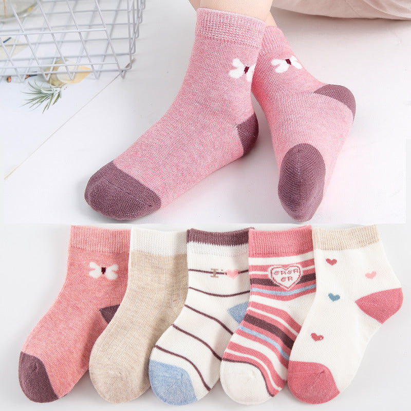 New Cotton Socks, Tube Socks, Children'S Socks, Boys And Girls, Big Children'S Socks - Amazhona 