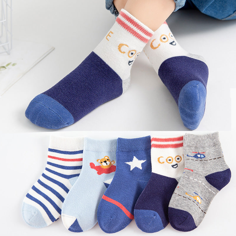 New Cotton Socks, Tube Socks, Children'S Socks, Boys And Girls, Big Children'S Socks - Amazhona 