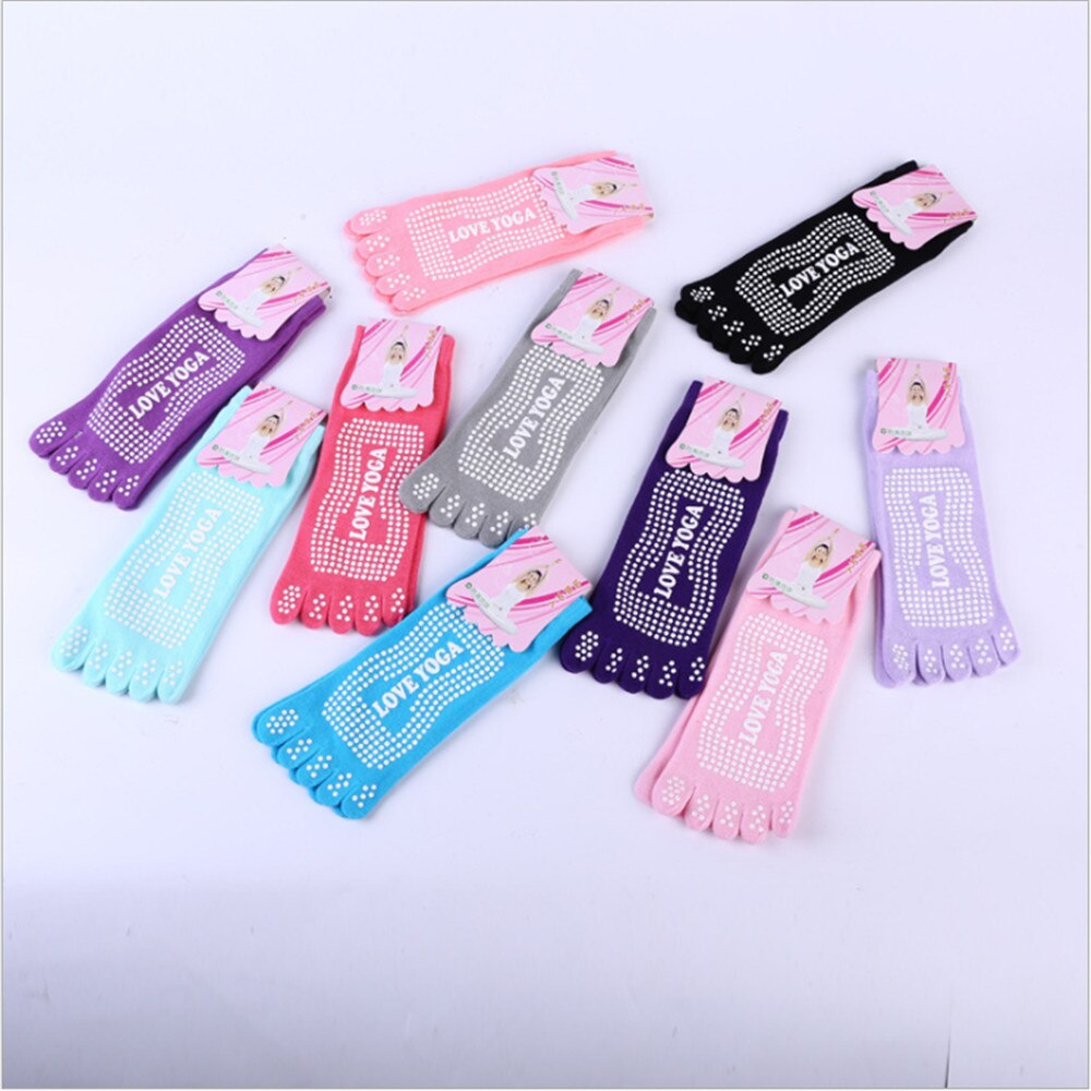 New Style Yoga Socks Cute and Fun Non-Slip Ladies Socks Harajuku Ing Five-finger Socks - Amazhona 