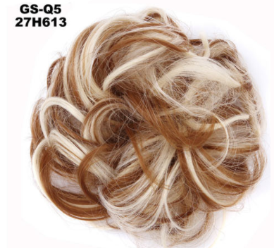 New Trendy Design Women Wavy Curly Messy Hair Bun Synthetic - Amazhona 