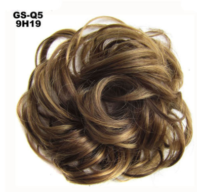 New Trendy Design Women Wavy Curly Messy Hair Bun Synthetic - Amazhona 