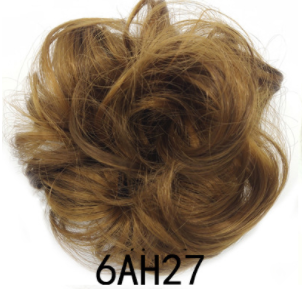 New Trendy Design Women Wavy Curly Messy Hair Bun Synthetic - Amazhona 