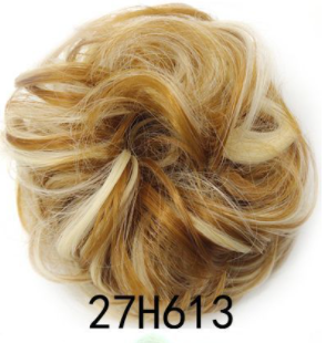 New Trendy Design Women Wavy Curly Messy Hair Bun Synthetic - Amazhona 