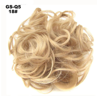 New Trendy Design Women Wavy Curly Messy Hair Bun Synthetic - Amazhona 