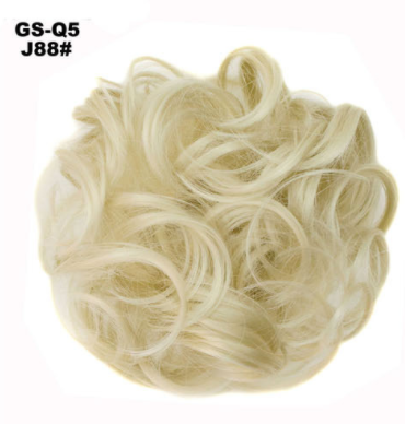 New Trendy Design Women Wavy Curly Messy Hair Bun Synthetic - Amazhona 