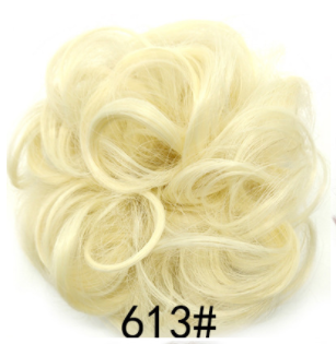 New Trendy Design Women Wavy Curly Messy Hair Bun Synthetic - Amazhona 