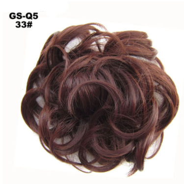 New Trendy Design Women Wavy Curly Messy Hair Bun Synthetic - Amazhona 