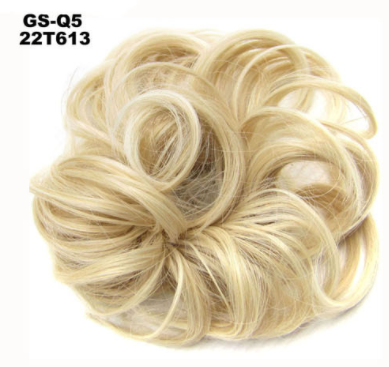 New Trendy Design Women Wavy Curly Messy Hair Bun Synthetic - Amazhona 