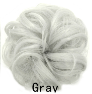 New Trendy Design Women Wavy Curly Messy Hair Bun Synthetic - Amazhona 