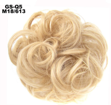 New Trendy Design Women Wavy Curly Messy Hair Bun Synthetic - Amazhona 