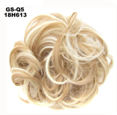 New Trendy Design Women Wavy Curly Messy Hair Bun Synthetic - Amazhona 