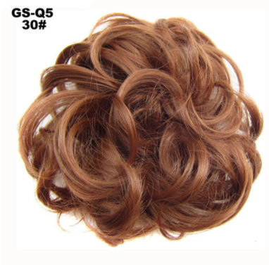 New Trendy Design Women Wavy Curly Messy Hair Bun Synthetic - Amazhona 