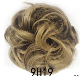 New Trendy Design Women Wavy Curly Messy Hair Bun Synthetic - Amazhona 