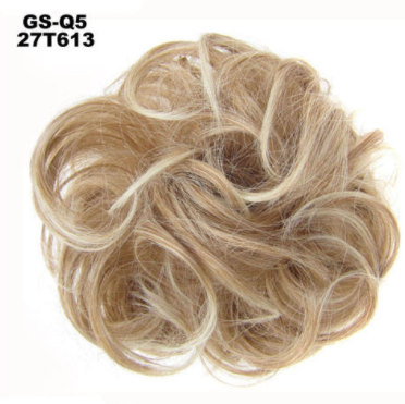 New Trendy Design Women Wavy Curly Messy Hair Bun Synthetic - Amazhona 