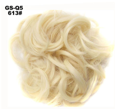 New Trendy Design Women Wavy Curly Messy Hair Bun Synthetic - Amazhona 