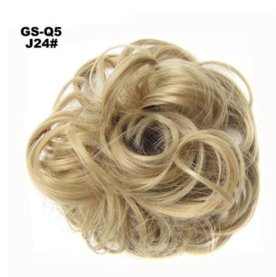 New Trendy Design Women Wavy Curly Messy Hair Bun Synthetic - Amazhona 