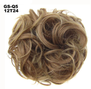 New Trendy Design Women Wavy Curly Messy Hair Bun Synthetic - Amazhona 