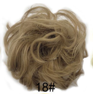 New Trendy Design Women Wavy Curly Messy Hair Bun Synthetic - Amazhona 