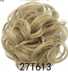 New Trendy Design Women Wavy Curly Messy Hair Bun Synthetic - Amazhona 