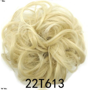 New Trendy Design Women Wavy Curly Messy Hair Bun Synthetic - Amazhona 