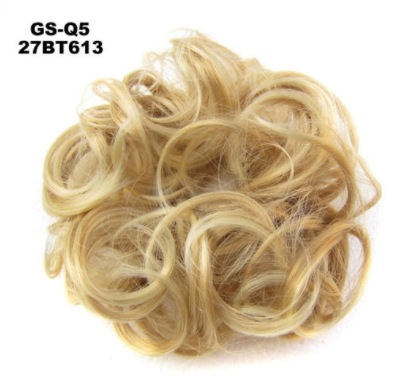 New Trendy Design Women Wavy Curly Messy Hair Bun Synthetic - Amazhona 