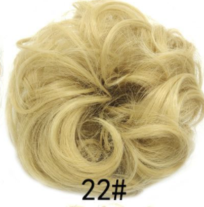 New Trendy Design Women Wavy Curly Messy Hair Bun Synthetic - Amazhona 