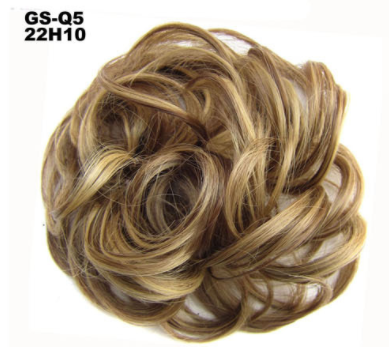 New Trendy Design Women Wavy Curly Messy Hair Bun Synthetic - Amazhona 