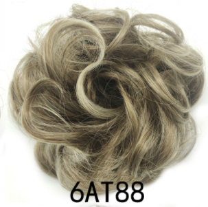 New Trendy Design Women Wavy Curly Messy Hair Bun Synthetic - Amazhona 