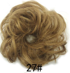 New Trendy Design Women Wavy Curly Messy Hair Bun Synthetic - Amazhona 