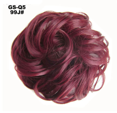 New Trendy Design Women Wavy Curly Messy Hair Bun Synthetic - Amazhona 