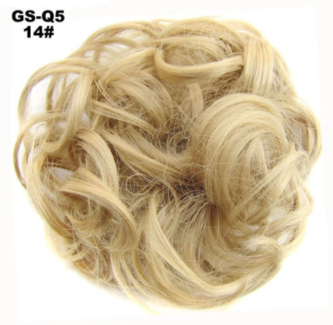 New Trendy Design Women Wavy Curly Messy Hair Bun Synthetic - Amazhona 