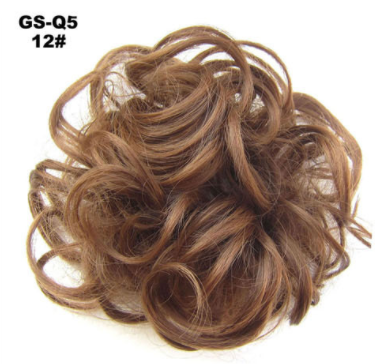 New Trendy Design Women Wavy Curly Messy Hair Bun Synthetic - Amazhona 