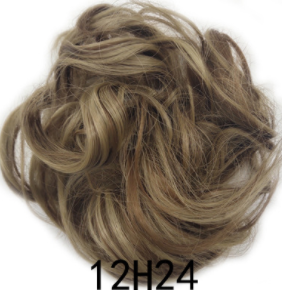 New Trendy Design Women Wavy Curly Messy Hair Bun Synthetic - Amazhona 