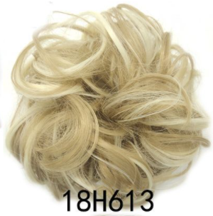 New Trendy Design Women Wavy Curly Messy Hair Bun Synthetic - Amazhona 