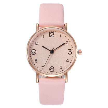 New Women Watch Luxury Brand Casual Exquisite Leather Belt Watches With Fashionable Simple Style Quartz WristWatch Reloj Mujer - Amazhona 