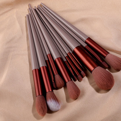 Newest! Soft Fluffy Makeup Brushes Set for Cosmetics Foundation Blush Powder Eyeshadow Kabuki Blending Makeup Brush Beauty Tool - Amazhona 