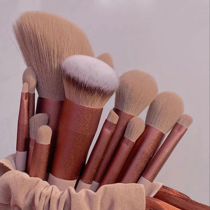 Newest! Soft Fluffy Makeup Brushes Set for Cosmetics Foundation Blush Powder Eyeshadow Kabuki Blending Makeup Brush Beauty Tool - Amazhona 