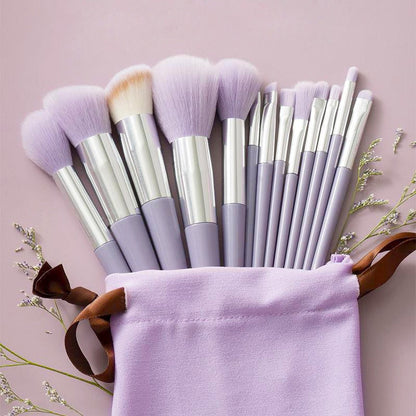 Newest! Soft Fluffy Makeup Brushes Set for Cosmetics Foundation Blush Powder Eyeshadow Kabuki Blending Makeup Brush Beauty Tool - Amazhona 