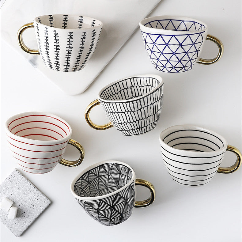 Nordic Irregular Mug - Amazhona 