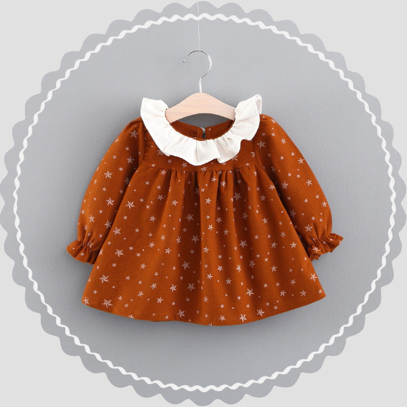 Online Shop Girl Dress, Autumn Baby Clothes, Korean Baby Princess Skirt Factory Wholesale - Amazhona 