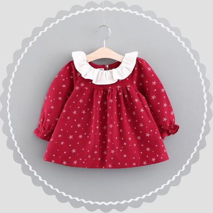 Online Shop Girl Dress, Autumn Baby Clothes, Korean Baby Princess Skirt Factory Wholesale - Amazhona 