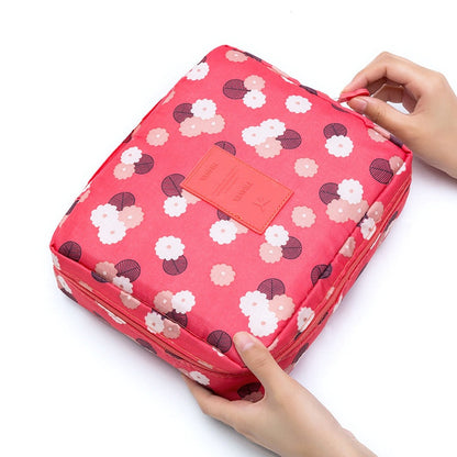 Outdoor Girl Cosmetic Bag Makeup Bag Women Toiletries Organizer Waterproof Female Storage Make up Cases - Amazhona 