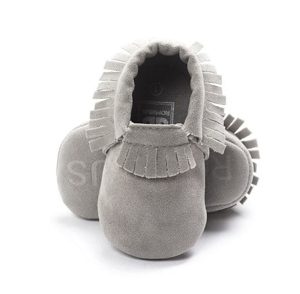 PU Suede Leather Newborn Baby Shoes - Amazhona 