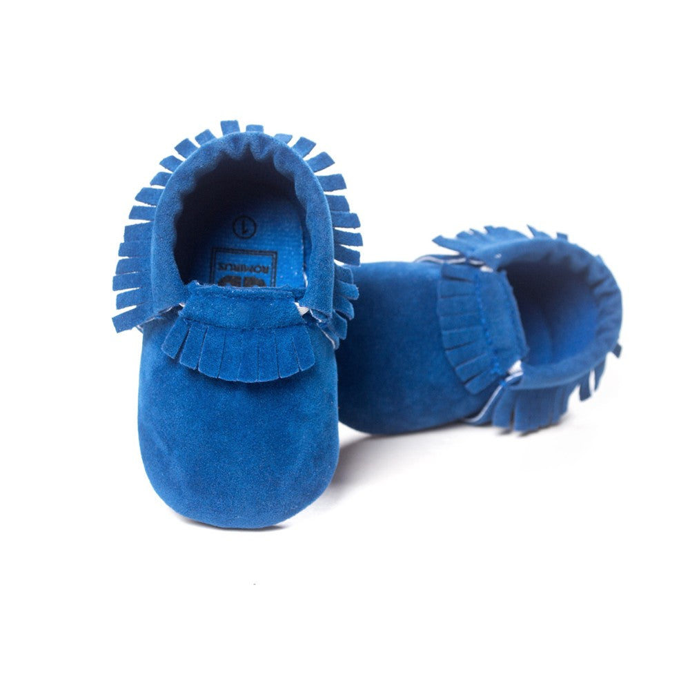 PU Suede Leather Newborn Baby Shoes - Amazhona 